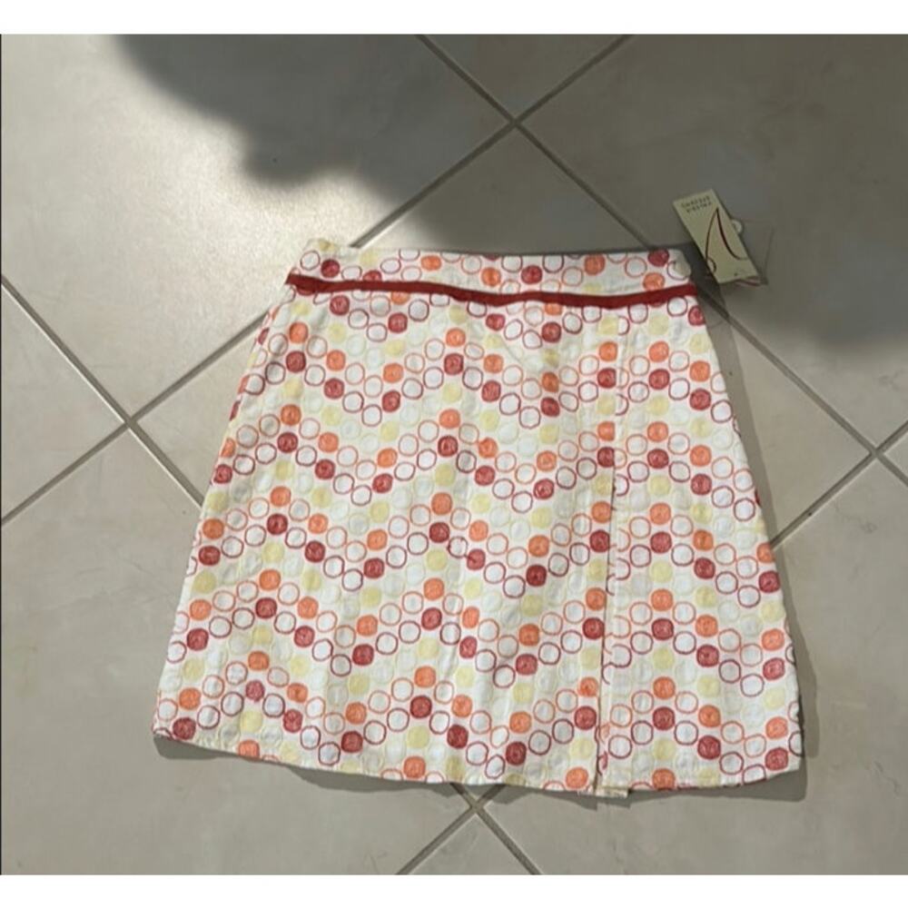 NWT $50 Valerie Stevens Printed Midi Skirt Size 4